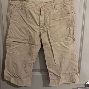 The North Face Beige Cargo Shorts